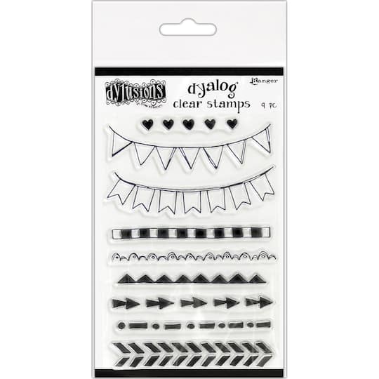 Dyan Reaveley&#x27;s Dylusions On The Edge Clear Stamps